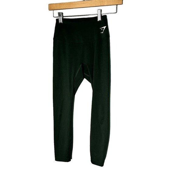 Gymshark Green Leggings Size Small - Picture 1 of 8